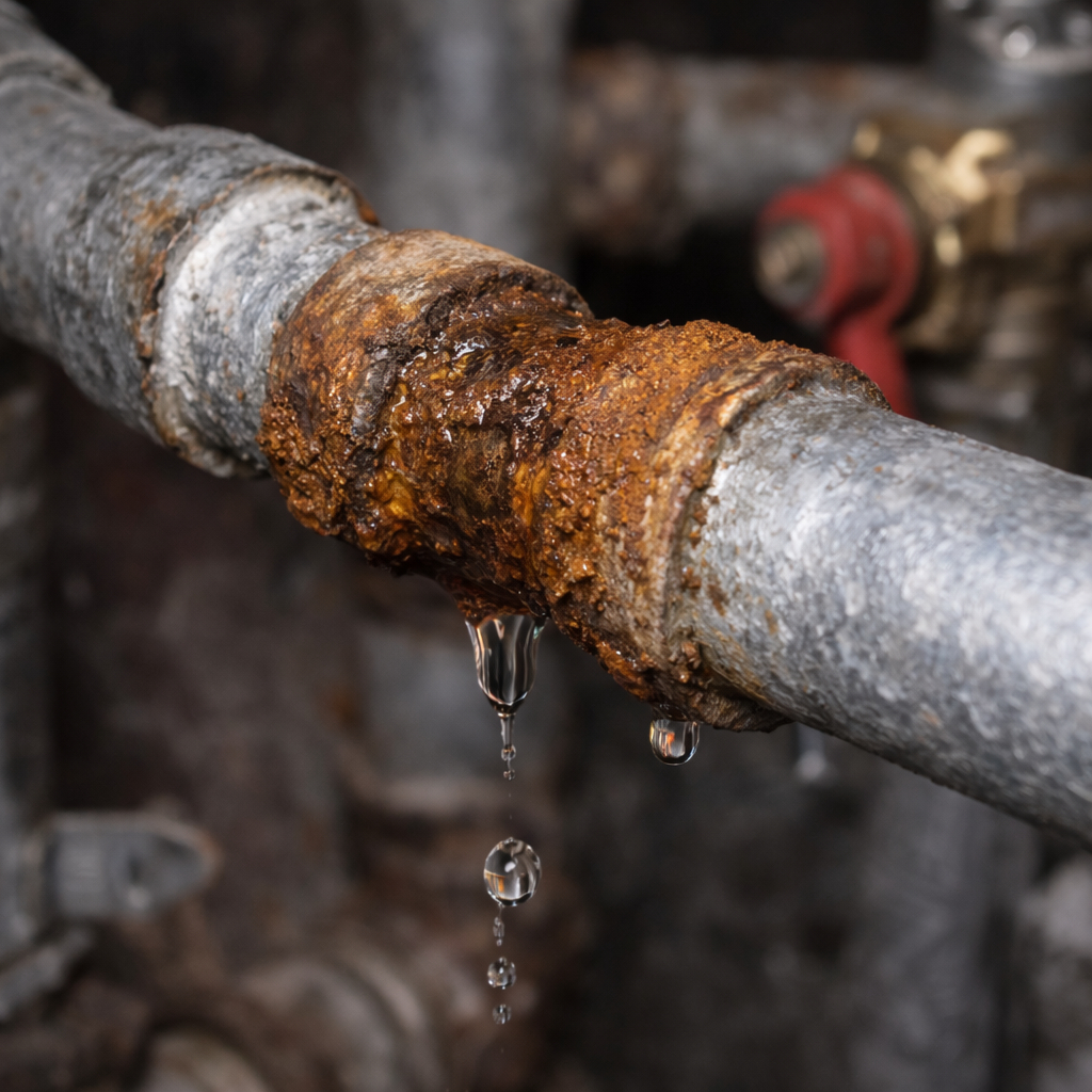 Fiksiranje i zamena cevi u Novom Sadu – curenje, pucanje, kvarovi 3 Najčešći uzroci curenja i pucanja cevi Novi Sad – korozija i curenje na spoju