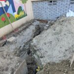Kopanje – priprema za zamenu kanalizacionih cevi