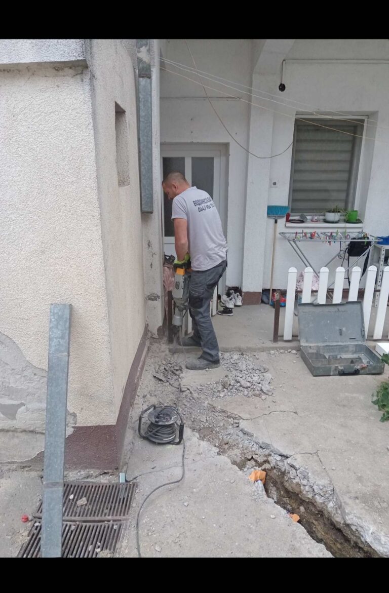 Priprema za postavljanje kanalizacionih cevi Vodoinstalater Novi Sad 8 Priprema za postavljanje kanalizacionih cevi Vodoinstalater Novi Sad