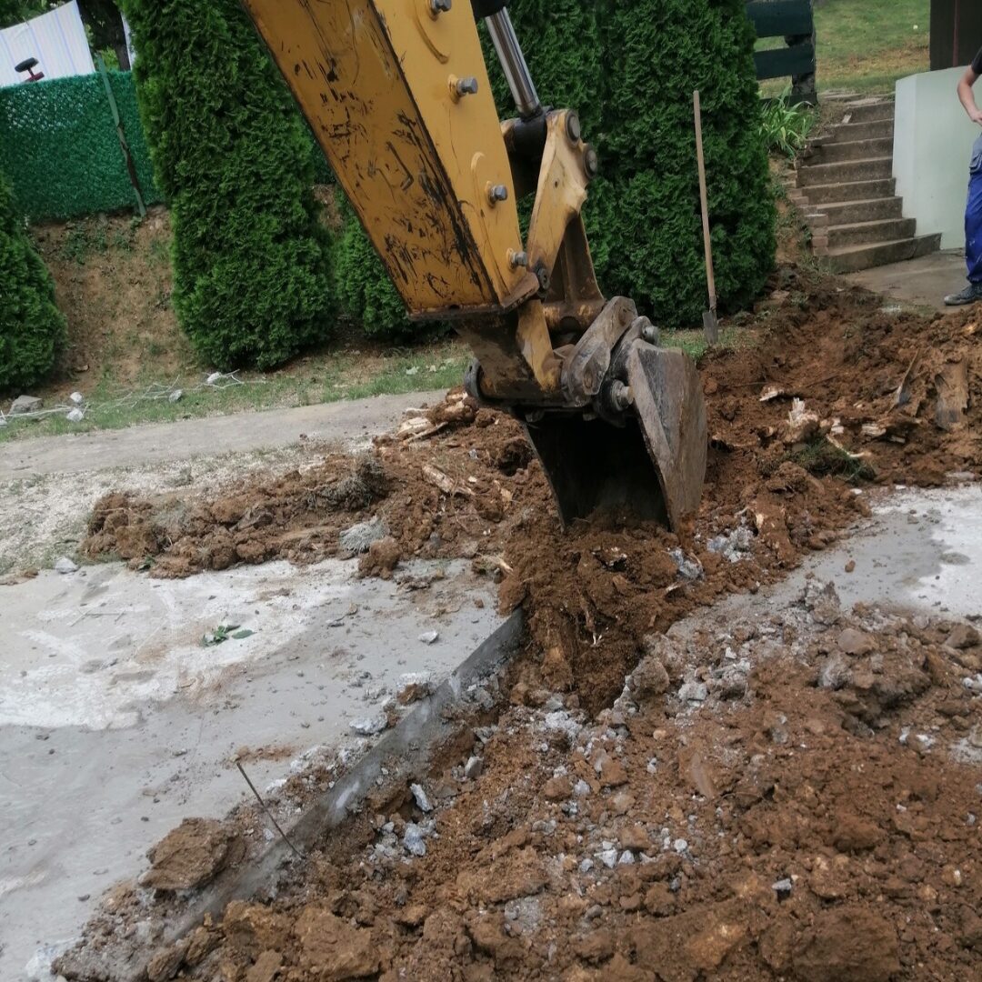 Vodoinstalater Novi Sad zamena kanalizacionih cevi ispod betona